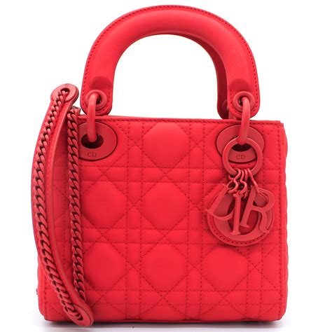 dior mini red bag